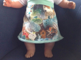 Schattig rokje met winterdieren