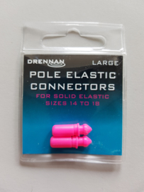 Drennan pole elastic connectors