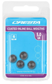 Cresta Coated Inline Ball Weights