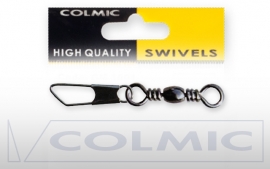 Colmic  Barrel swivel met safety snap