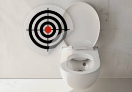 Toilet Stickers Bulls-eye - 4 Stickers