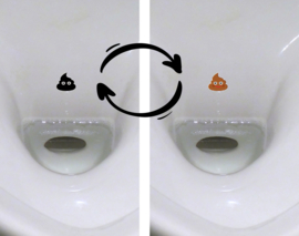 Børnetoilet Stickers, som skifter farve - Sæt med 3 Stickers