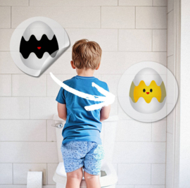 Colour Changing Potty Sticker Egg - 3 Stickers