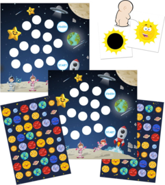 Reward Chart Space incl 1 Colour Changing Toilet Sticker