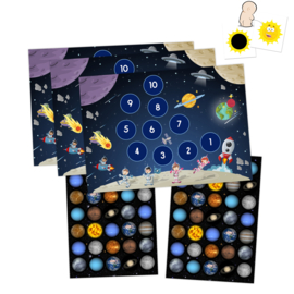 Reward Chart Space incl 2 Colour Changing Toilet Stickers