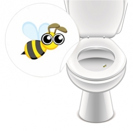 Toiletten Sticker Biene - 2 Sticker