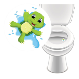 Toilet Stickers Skildpadde – Sæt med 4 Stickers