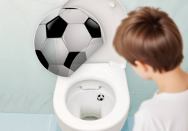 Toiletten Sticker Fußball - 4 Sticker