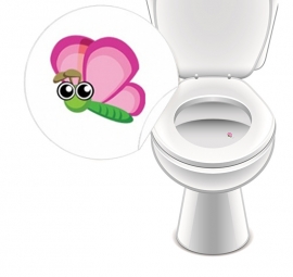 Toiletten Sticker Schmetterling - 2 Sticker