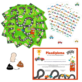 Beloningssysteem + Stickers + Magische Plassticker + Plasdiploma