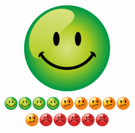 Belohnungssticker Smiley - 10 mm - 368 Sticker