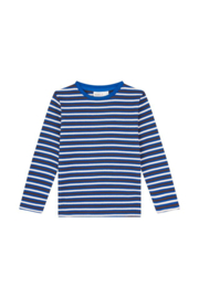 Mini rebels shirt streep kobalt 16