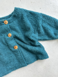 BADSTOF VESTJE - PETROL