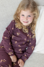 Feetje pyjama bonnie bouquet wijnrood