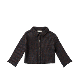 Your wishes cropped shirt midnight glitter 138