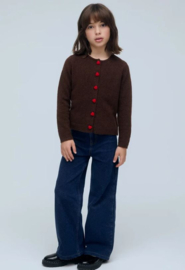 Compania fantastica vest bruin hartjes 21
