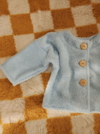 Badstof vestje - BABY BLUE