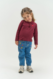 The new little shirt vernina burgundy 45