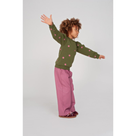 Jubel fake leather broek mauve 112