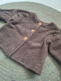 BADSTOF VESTJE - DUSTY BROWN