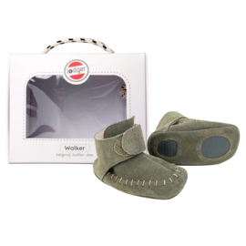 Lodger leren schoenen walker olivine 15