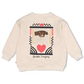 Jubel sweater off white melange 100