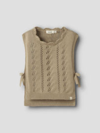 Lil' atelier knit vest twill 103