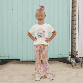 Your wishes flared legging mini check 234