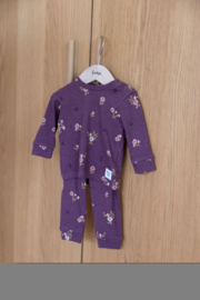 Feetje pyjama bonnie bouquet wijnrood