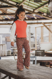 Looxs little flared broek mini wildflower 111