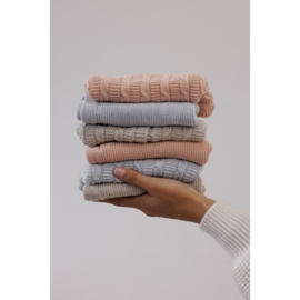 Feetje gebreide trui taupe melange 129