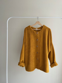 BADSTOF VEST DAMES LANG - OKER