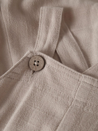 Lil' atelier baby loose fit tuinbroek feather grey 59