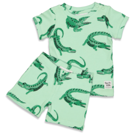 Feetje pyjama limited groen krokodil