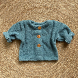 BADSTOF VESTJE - DARK DUSTY MINT