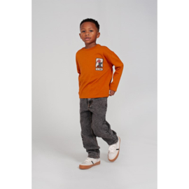 Sturdy jeans grey denim loose fit 112