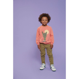 Sturdy sweater orange coral cactus 67