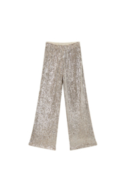 Awesome glitter broek anisa light beige 117