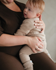 Lodger wollen gebreid broekje beige 23