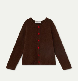 Compania fantastica vest bruin hartjes 21