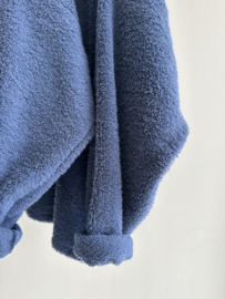 BADSTOF VEST DAMES KORT - JEANS