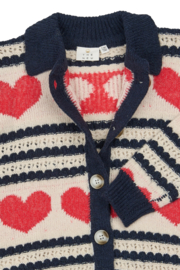 The new vest knit vallie gardenia striped 02