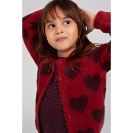 Jubel fluffy vest cerise 121