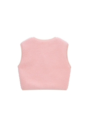 Someone teddy gilet bella light pink 121