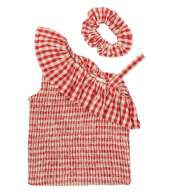 The new hemd poppy red check 31