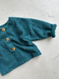 BADSTOF VESTJE - PETROL