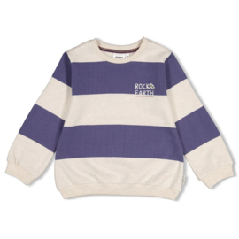 Sturdy sweater streep blue 111