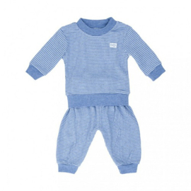 Feetje pyjama blauw melange