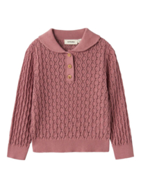 Lil' Atelier gebreide trui tolina nostalgia rose 130