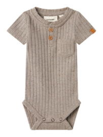 Lil' atelier baby romper momilo mourning dove 366